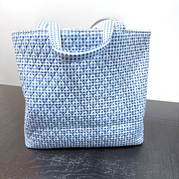 Vera Bradley Disney Winnie Pooh Tote Gingham Floral Cotton Eeyore Tigger Piglet - Picture 4 of 15